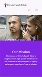 Mobile Screenshot of christsfamilyclinic.org